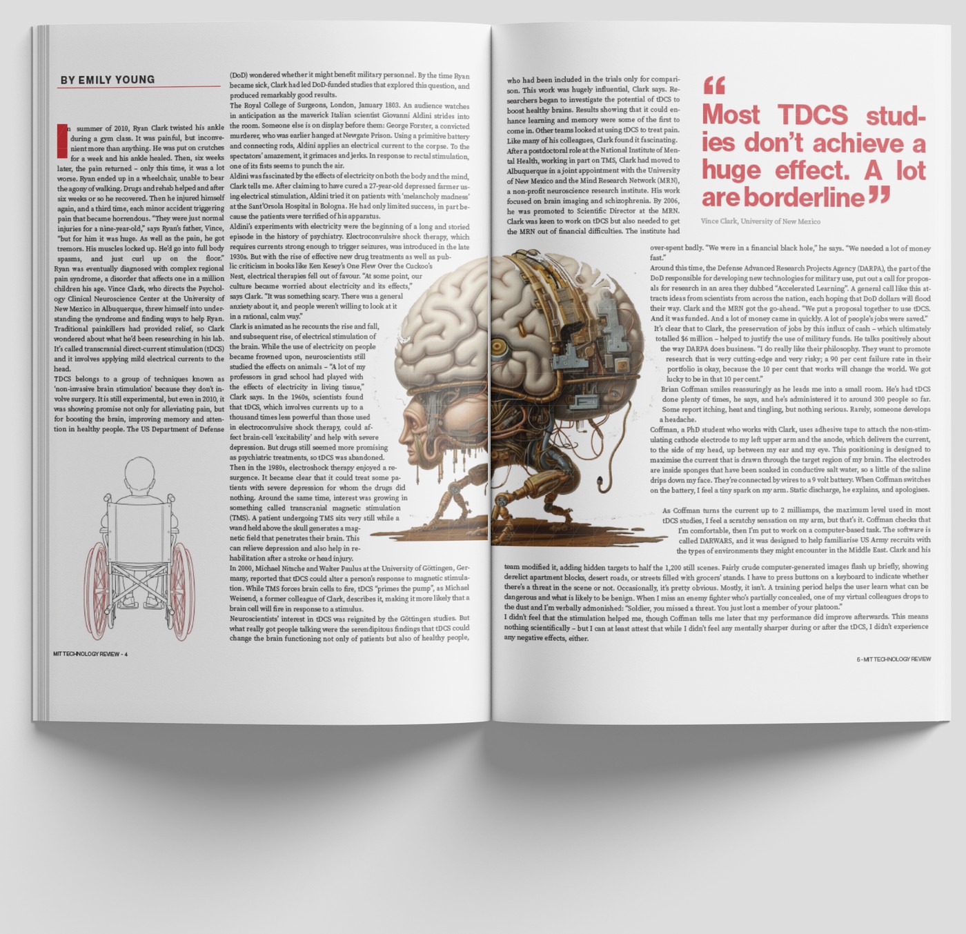 MIT Technology Review interior feature spread with pulled quote and illustration