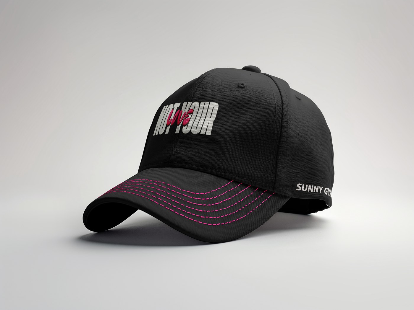 Sunny Gyal branded cap merch mockup