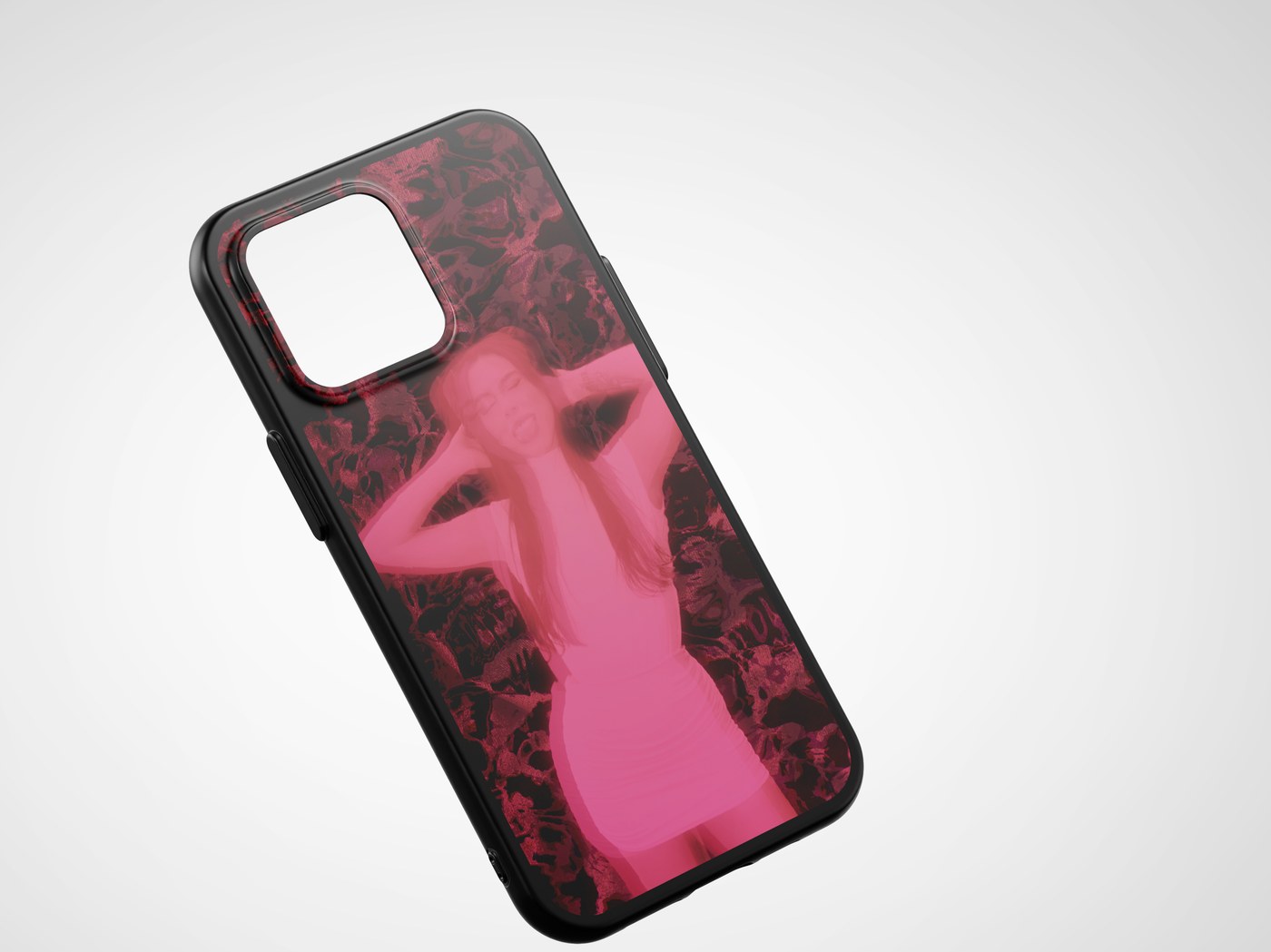 Sunny Gyal branded phone case merch mockup