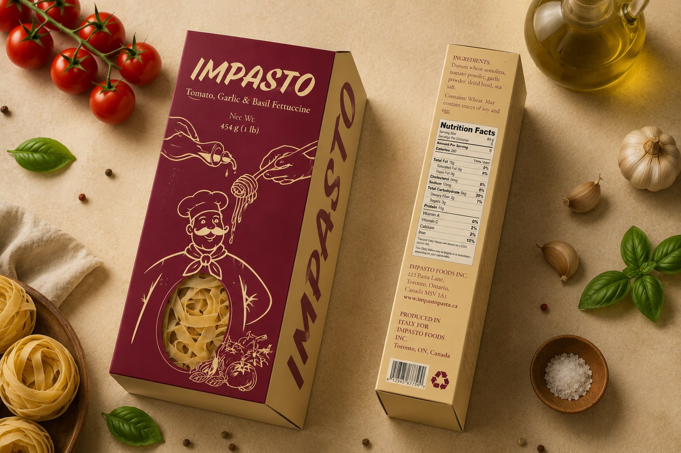 Impasto Pasta Packaging